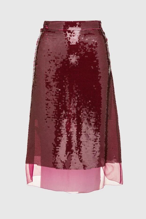 Stella McCartney woman pink polyester and silk skirt for women купить с ценами и фото 139591 - photo 1