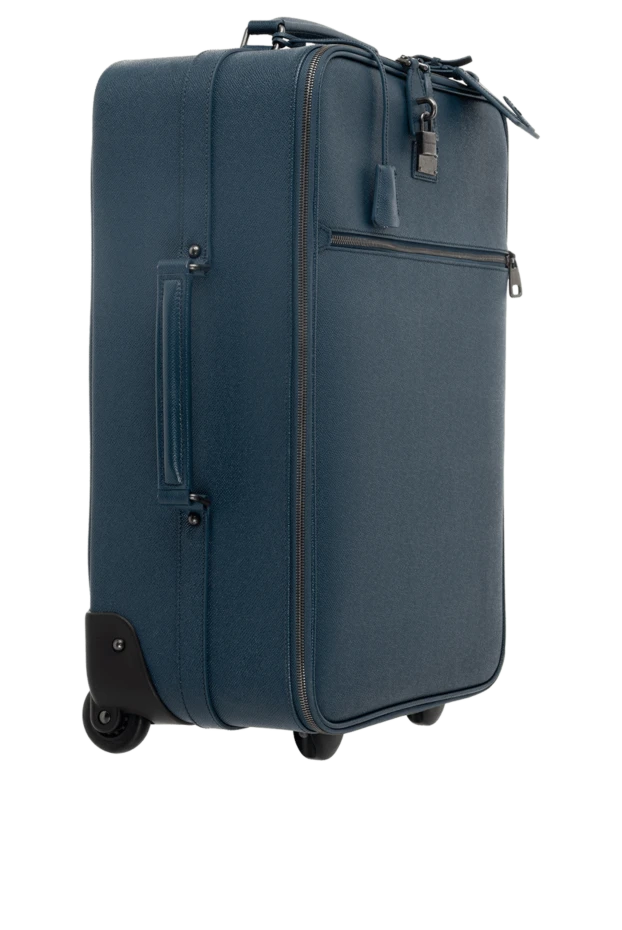 Dolce & Gabbana man blue leather suitcase for men купить с ценами и фото 139597 - photo 2