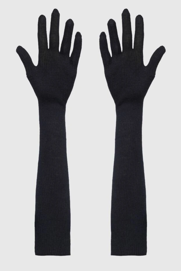 Dolce & Gabbana woman black long wool gloves for women купить с ценами и фото 139626 - photo 2