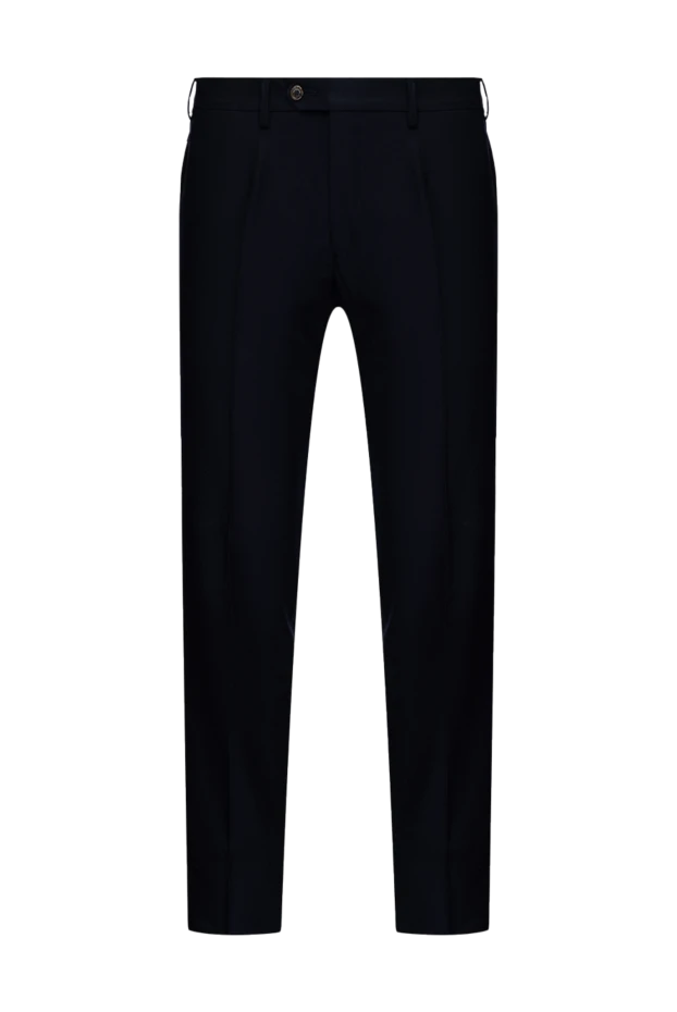 Bilancioni man blue wool trousers for men купить с ценами и фото 139747 - photo 1