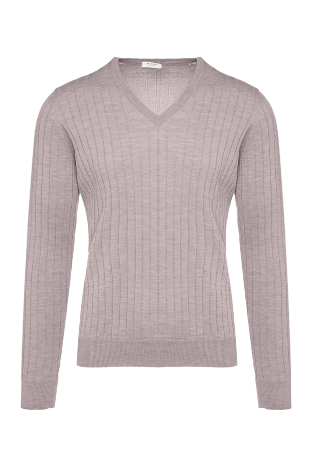 Bilancioni man jumper in cashmere, silk and wool white for men купить с ценами и фото 139773 - photo 1