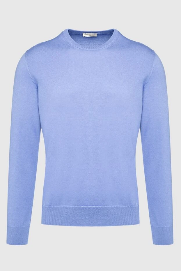 Bilancioni man blue wool jumper for men купить с ценами и фото 139780 - photo 1