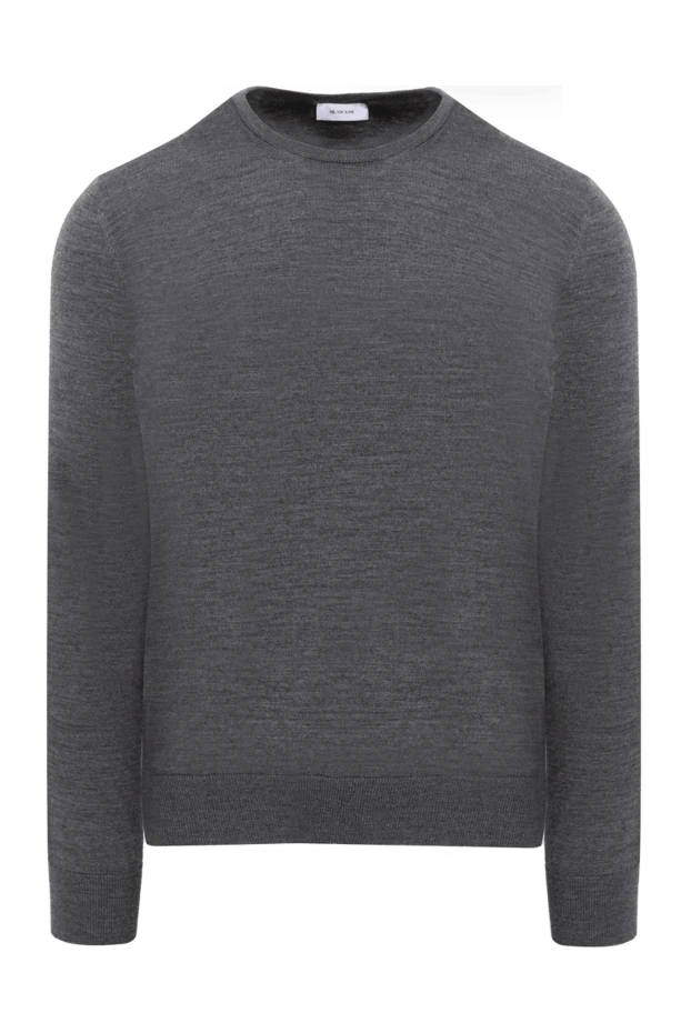 Bilancioni man gray cashmere jumper for men купить с ценами и фото 139792 - photo 1