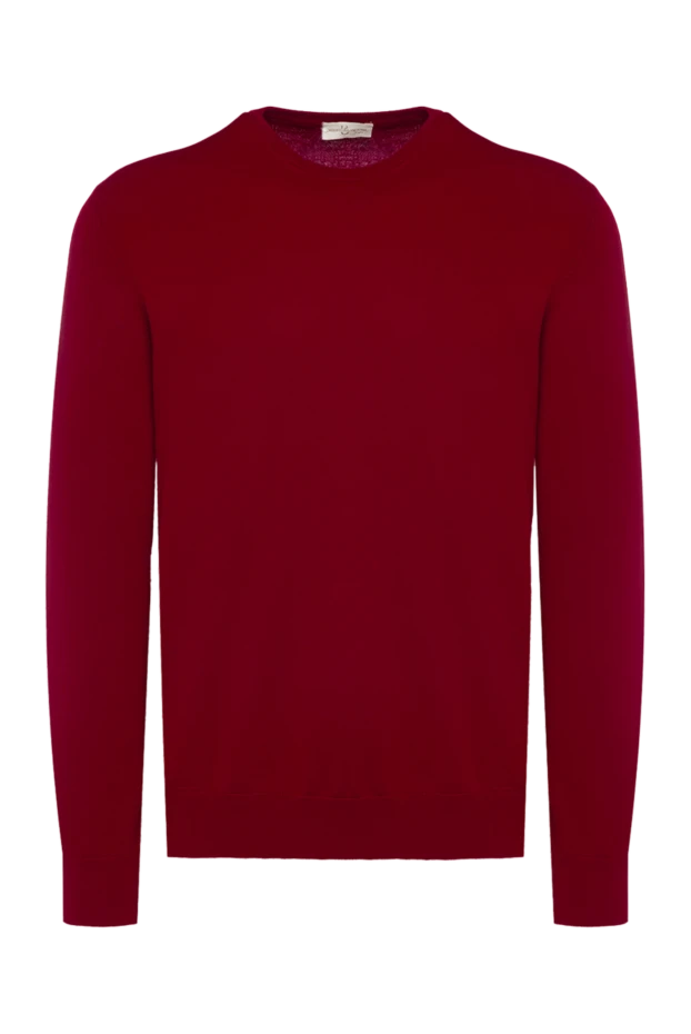 Bilancioni man wool jumper burgundy for men купить с ценами и фото 139797 - photo 1