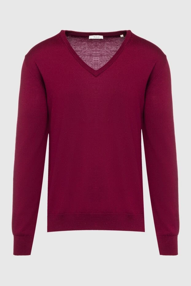 Bilancioni man wool jumper burgundy for men купить с ценами и фото 139798 - photo 1