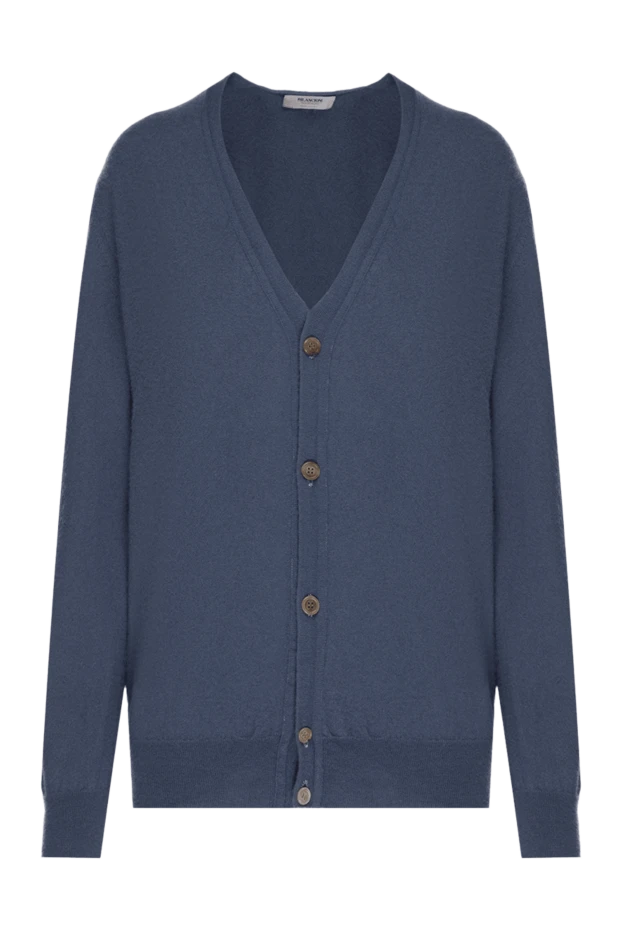 Bilancioni woman blue cashmere cardigan for women купить с ценами и фото 139808 - photo 1