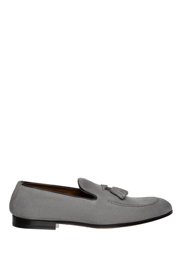 Doucal`s man gray suede loafers for men купить с ценами и фото 139825 - photo 1