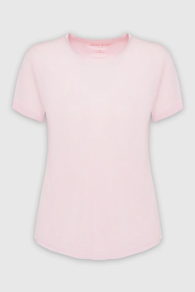 Derek Rose woman pink micromodal t-shirt for women купить с ценами и фото 139862 - photo 1