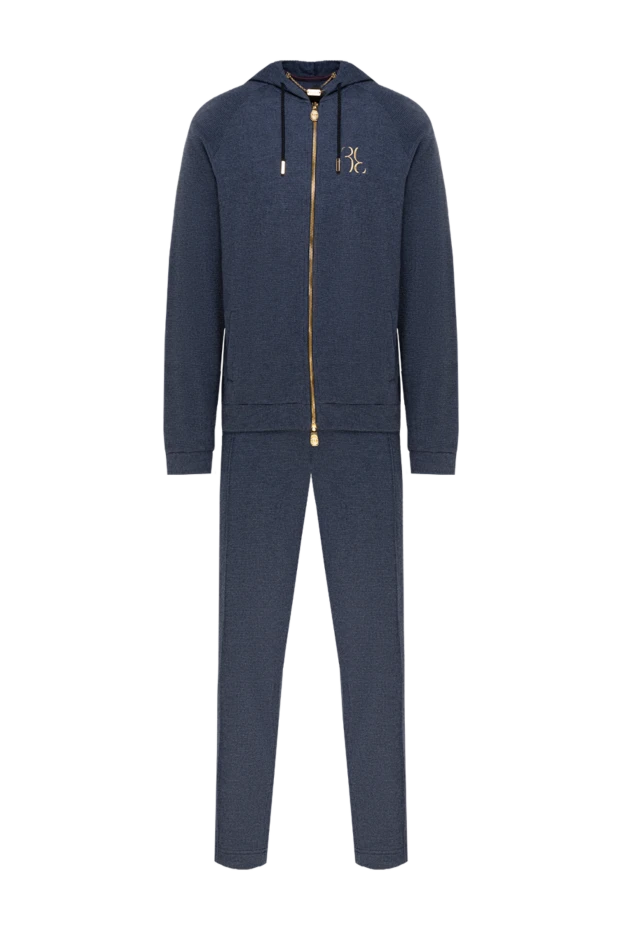 Billionaire man men's cashmere sports suit, blue купить с ценами и фото 139895 - photo 1