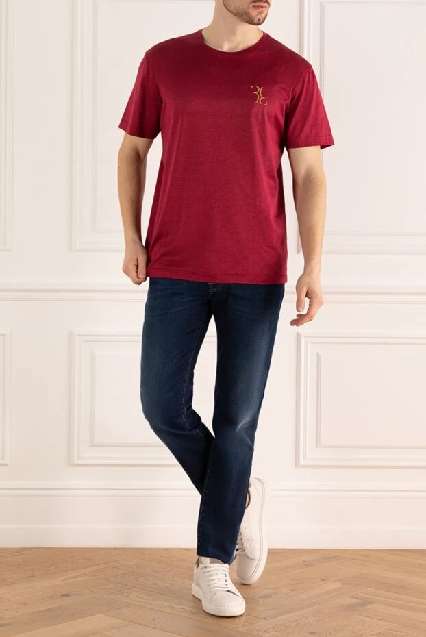 Billionaire man red cotton t-shirt for men купить с ценами и фото 139901 - photo 2