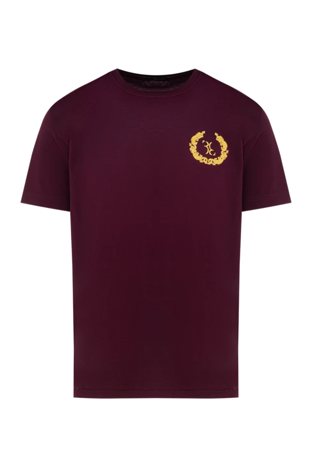 Billionaire man cotton t-shirt burgundy for men купить с ценами и фото 139907 - photo 1