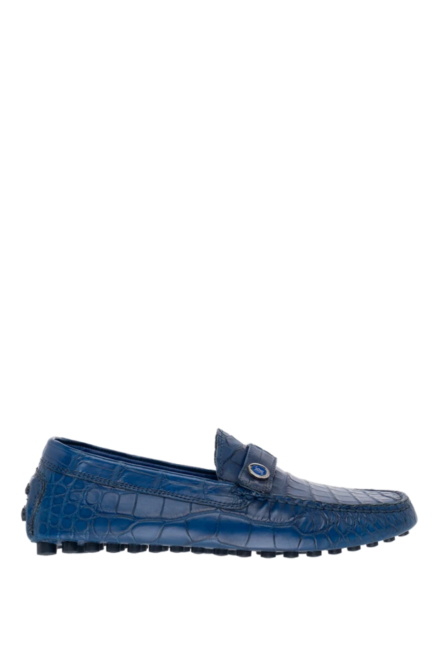 Billionaire man moccasins for men from alligator skin blue купить с ценами и фото 139915 - photo 1