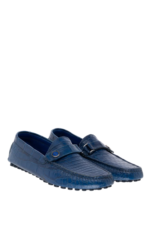 Billionaire роскошные мокасины из кожи аллигатора с фирменной вставкой
 139915 - фото 3