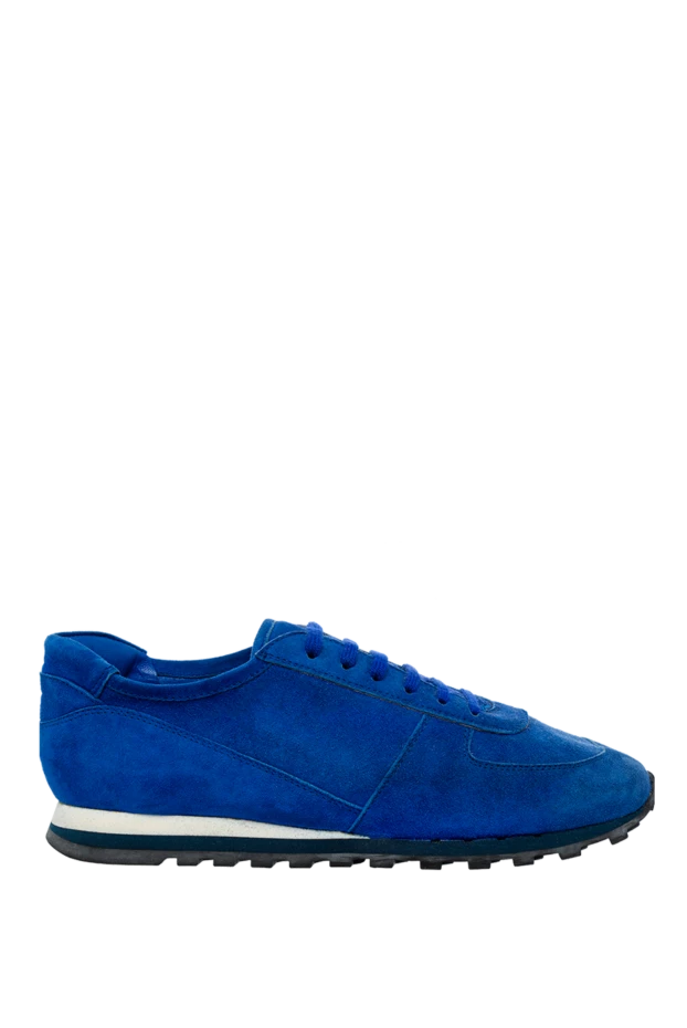 Andrea Ventura man blue suede sneakers for men купить с ценами и фото 139940 - photo 1