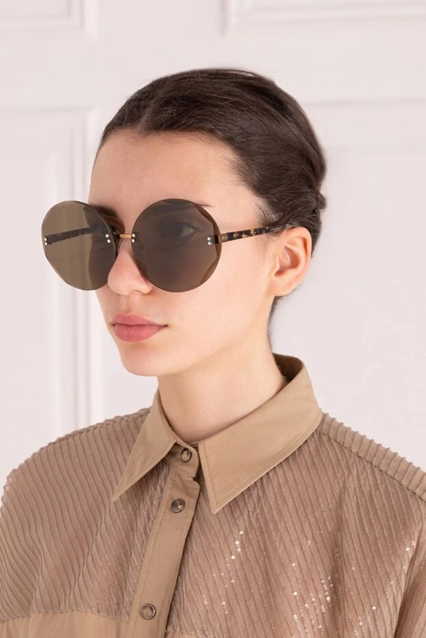 N21 woman brown plastic and metal glasses for women купить с ценами и фото 139949 - photo 2