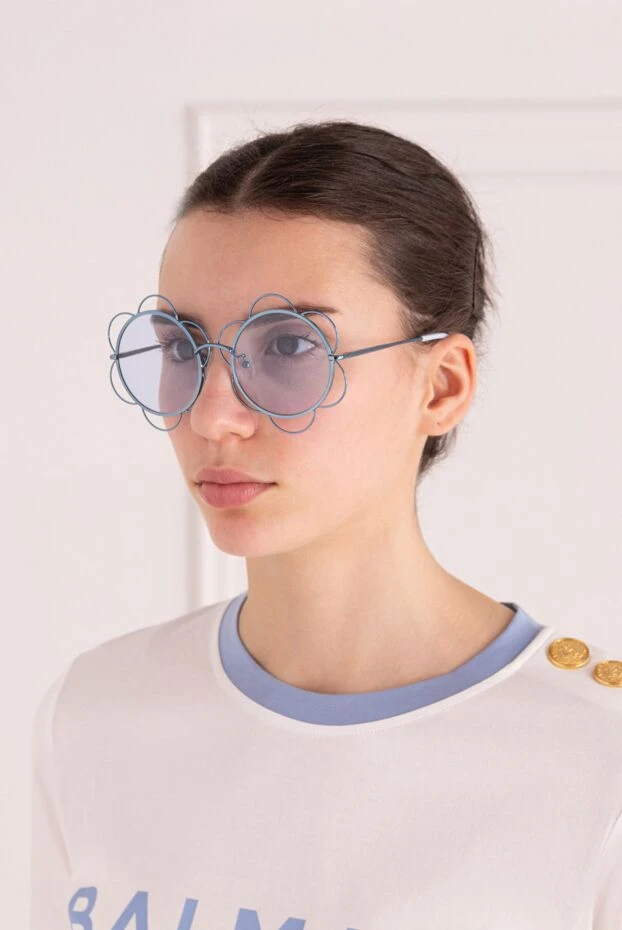 Yazbukey woman blue plastic and metal glasses for women купить с ценами и фото 139953 - photo 2