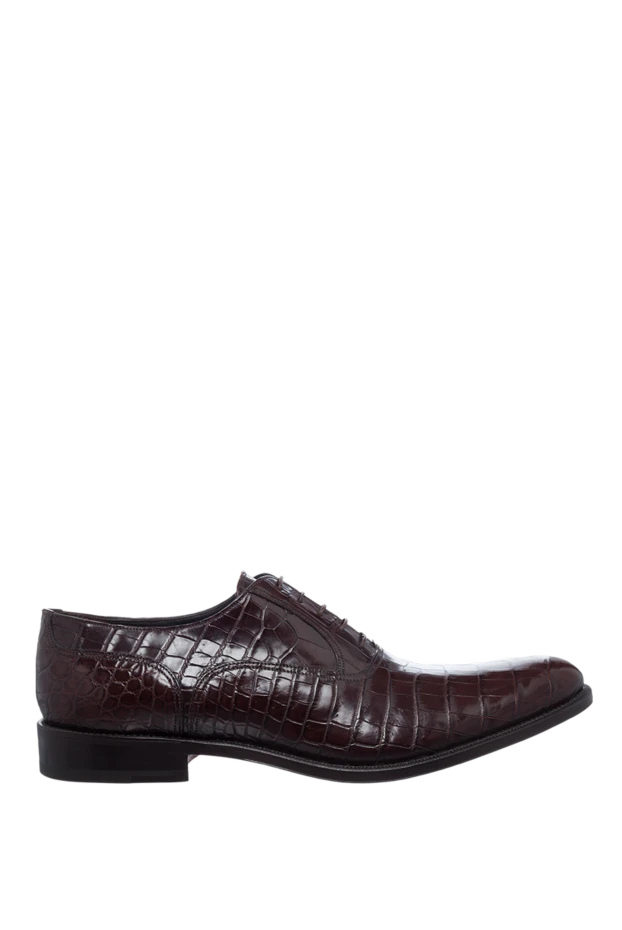 Dami man brown crocodile leather men's shoes купить с ценами и фото 139959 - photo 1