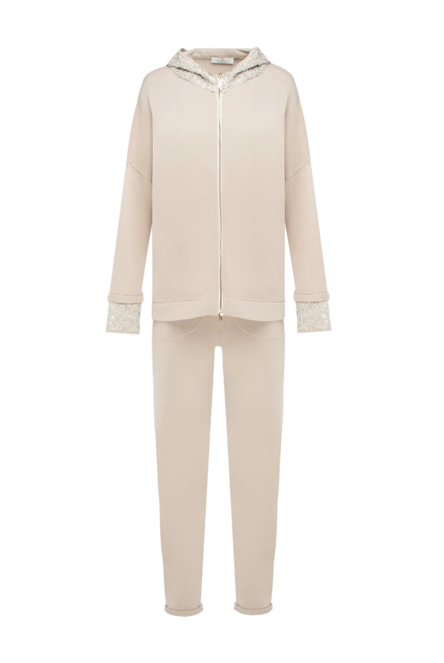 Panicale woman women's beige cotton walking suit купить с ценами и фото 139972 - photo 1