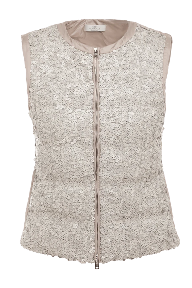 Panicale woman beige polyamide down vest for women купить с ценами и фото 139973 - photo 1