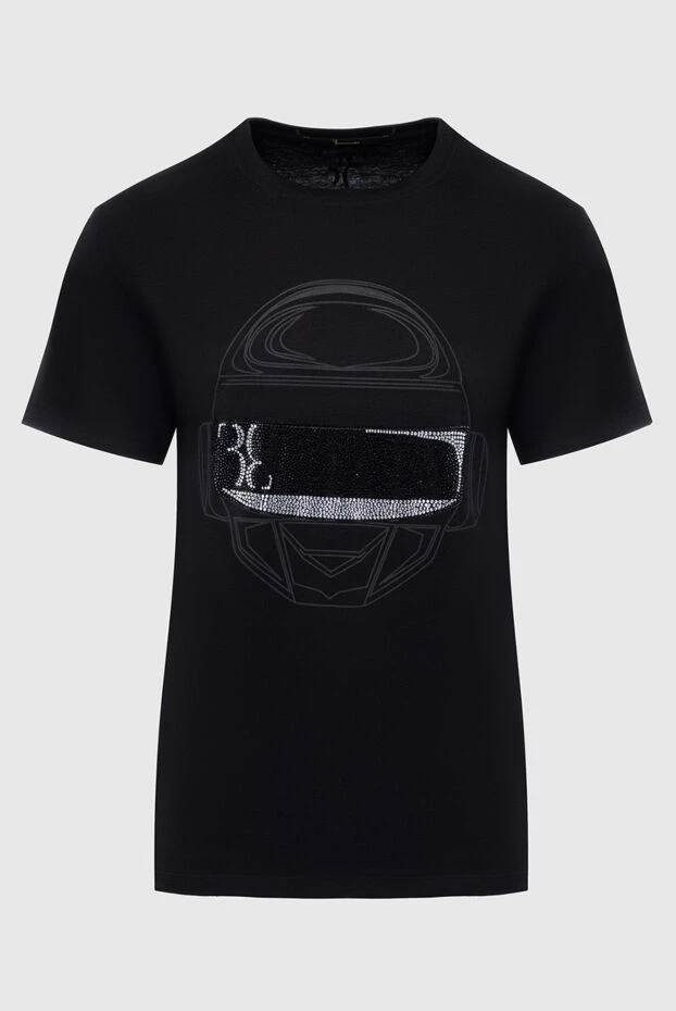 Billionaire man black cotton t-shirt for men купить с ценами и фото 140047 - photo 1