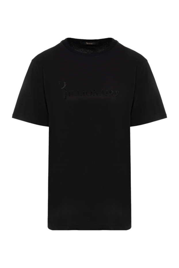 Billionaire man black cotton t-shirt for men купить с ценами и фото 140048 - photo 1