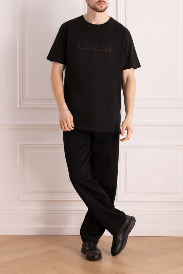 Billionaire man black cotton t-shirt for men купить с ценами и фото 140048 - photo 2