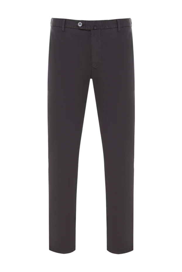 Lubiam мужские брюки светло-синего оттенка из натуральной ткани 140282 - фото 1