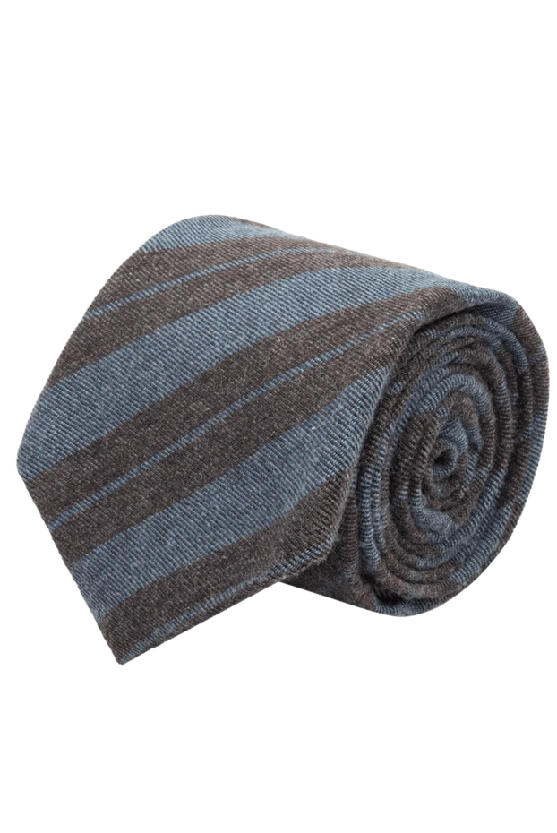 Kiton man gray cashmere tie for men купить с ценами и фото 140337 - photo 1