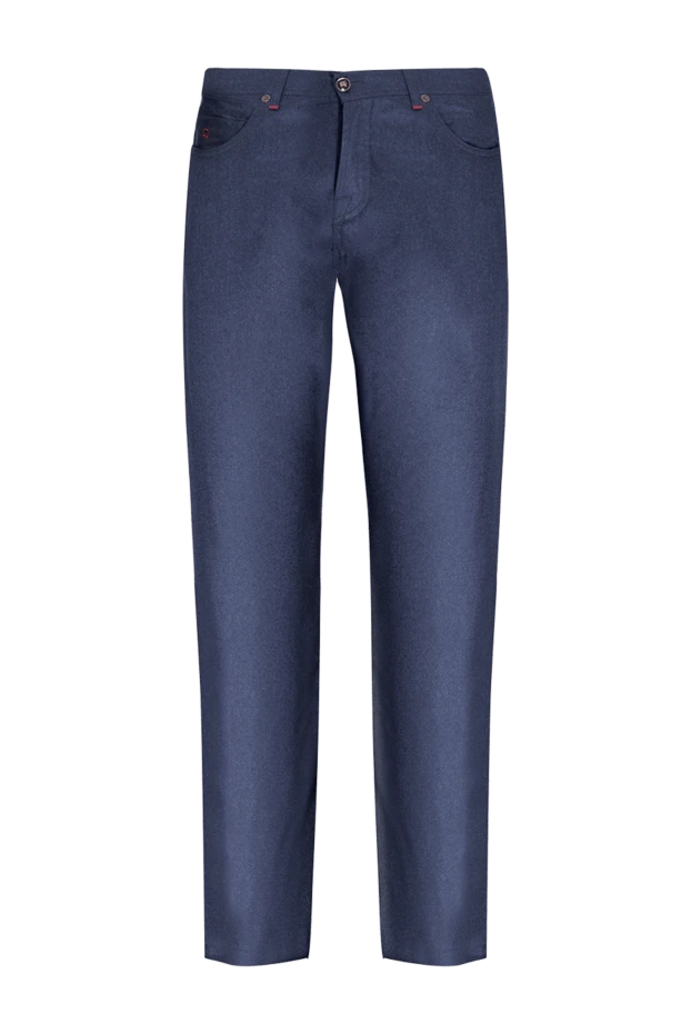 Marco Pescarolo man men's gray wool trousers купить с ценами и фото 140343 - photo 1