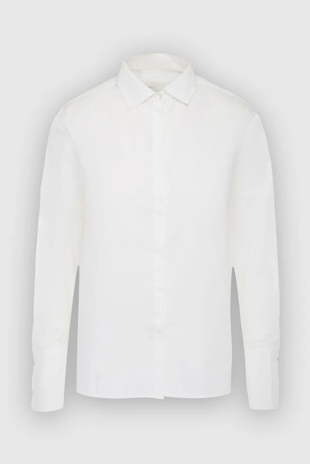 Barba Napoli woman white cotton shirt for women купить с ценами и фото 140393 - photo 1