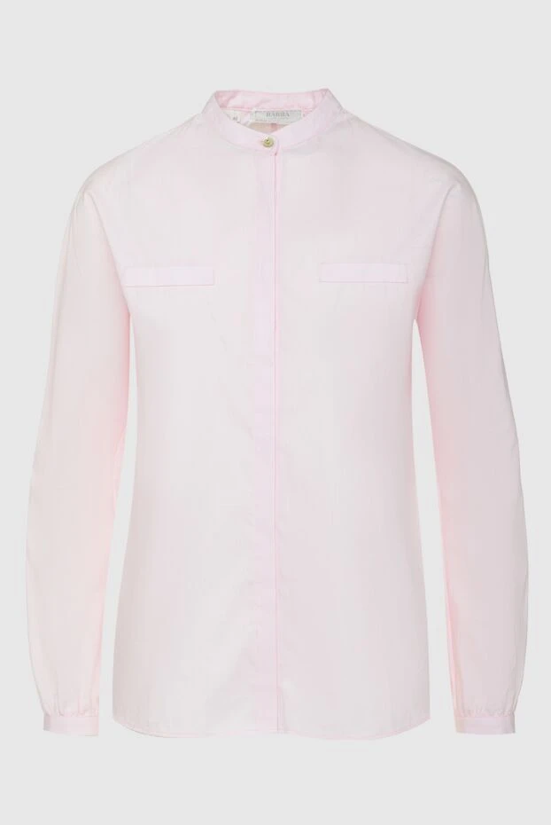 Barba Napoli woman pink cotton shirt for women купить с ценами и фото 140395 - photo 1