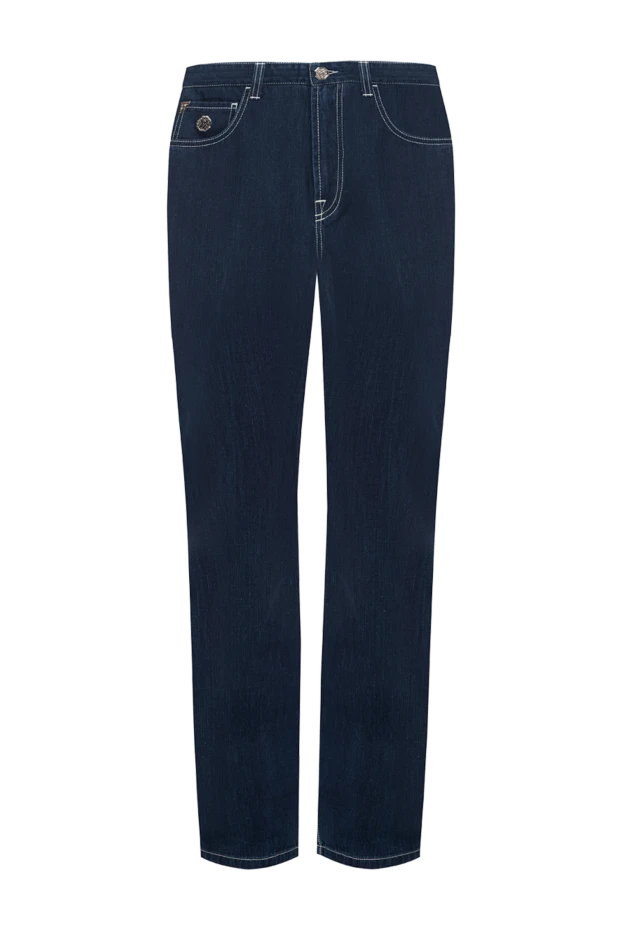 Ерлерге арналған көк мақтадан жасалған джинсы шалбар
- фото 1