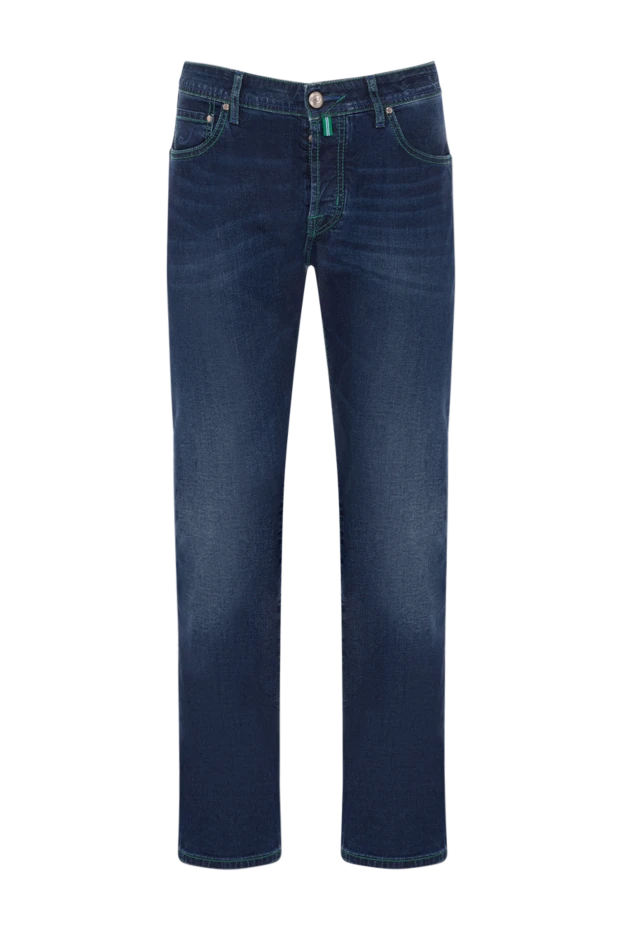 Jacob Cohen man cotton and elastane blue jeans for men купить с ценами и фото 140499 - photo 1