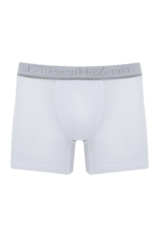 Ermenegildo Zegna man white cotton boxer briefs for men купить с ценами и фото 140611 - photo 1