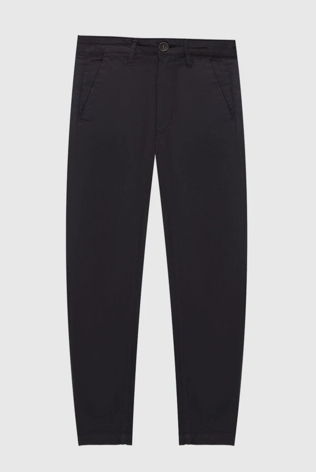 Barba Napoli woman black cotton trousers for women купить с ценами и фото 140674 - photo 1