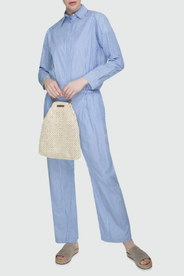 Lucille woman women's blue cotton overalls купить с ценами и фото 140708 - photo 2