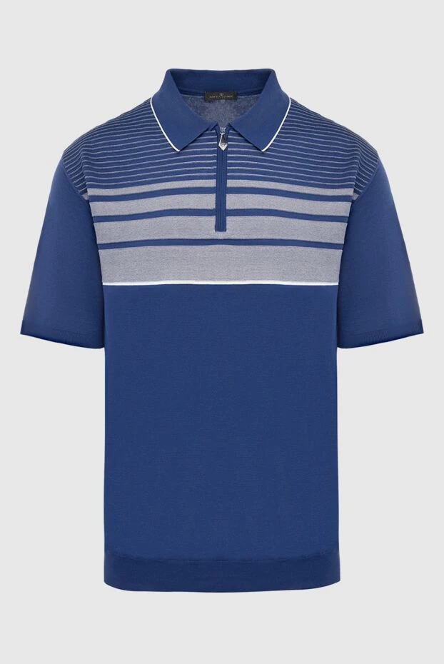 Matt Chaz man silk polo blue for men купить с ценами и фото 140742 - photo 1