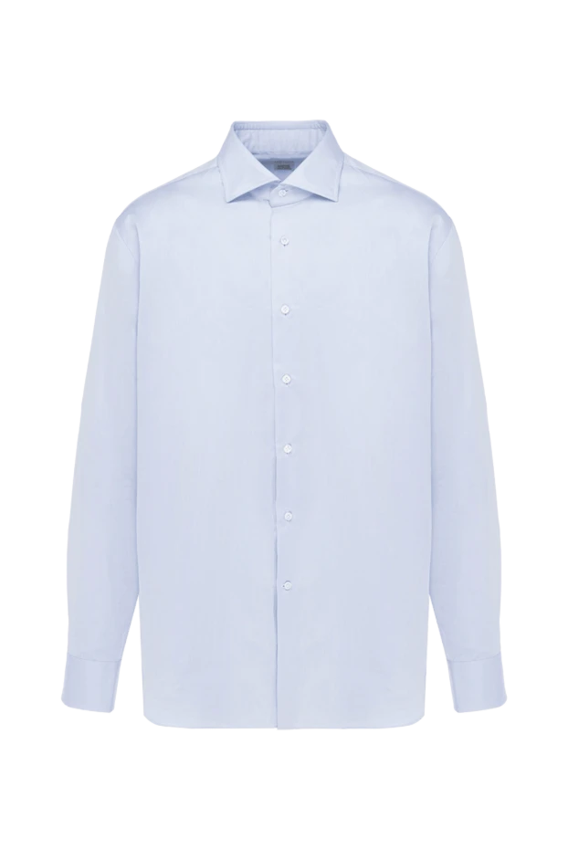 Alessandro Gherardi man blue cotton shirt for men купить с ценами и фото 140756 - photo 1