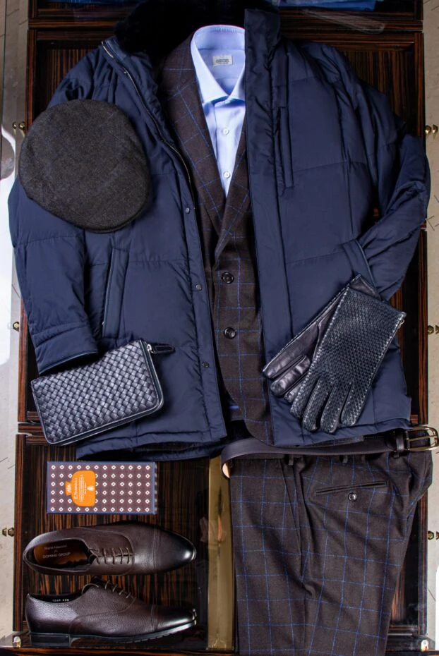 Alessandro Gherardi men's business shirt, blue, classic cut
 140756 - photo 2