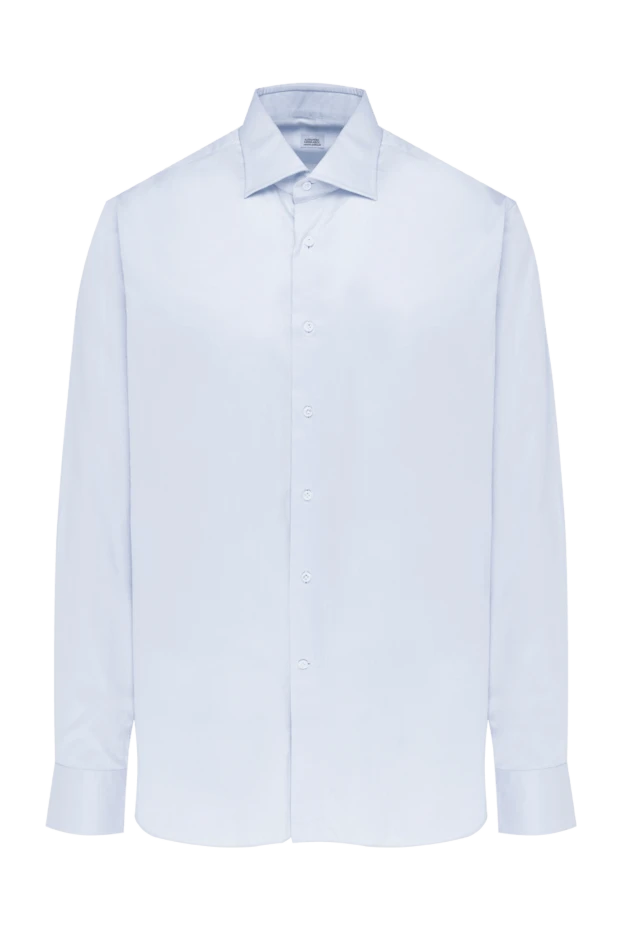 Alessandro Gherardi man blue cotton shirt for men купить с ценами и фото 140757 - photo 1