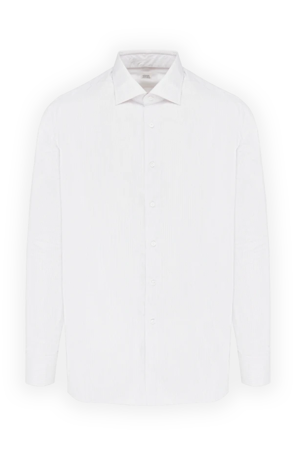 Alessandro Gherardi man white cotton shirt for men купить с ценами и фото 140763 - photo 1