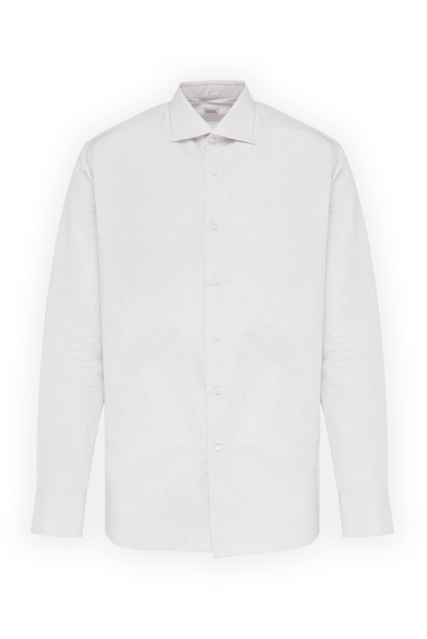 Alessandro Gherardi man white cotton shirt for men купить с ценами и фото 140770 - photo 1