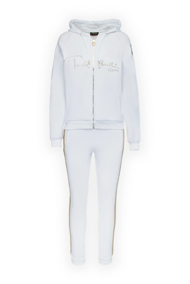 Roberto Cavalli woman white women's walking suit made of cotton and elastane купить с ценами и фото 140776 - photo 1