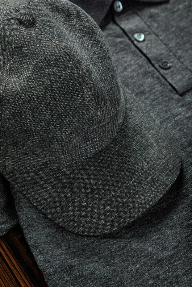 Мужская бейсболка из натурального хлопка с матовой поверхностью
 - фото 2