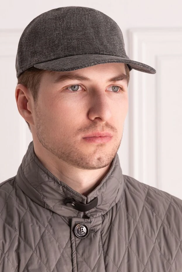 Portaluri man gray cotton cap for men купить с ценами и фото 140802 - photo 2