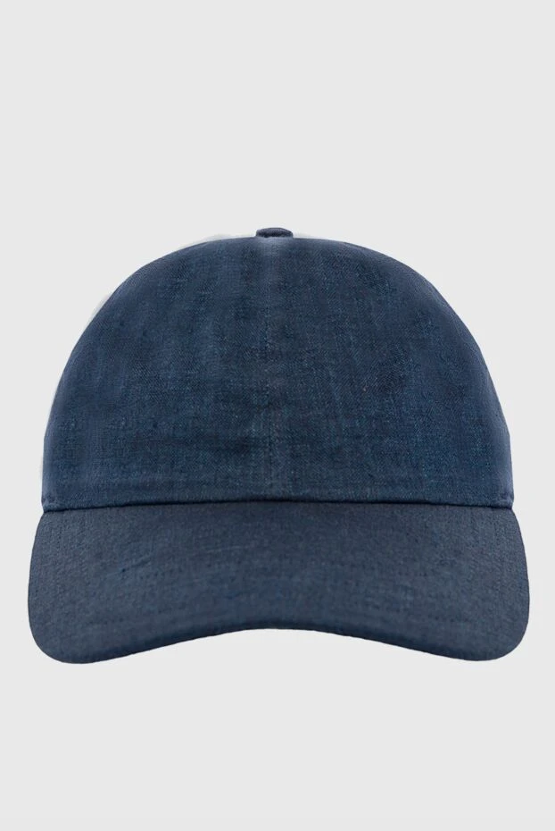 Portaluri man blue linen cap for men купить с ценами и фото 140804 - photo 1