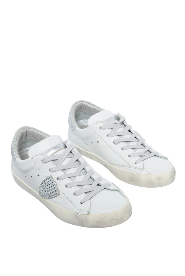 Fabiana Filippi woman white linen and polyamide sneakers for women 168770 - photo 3