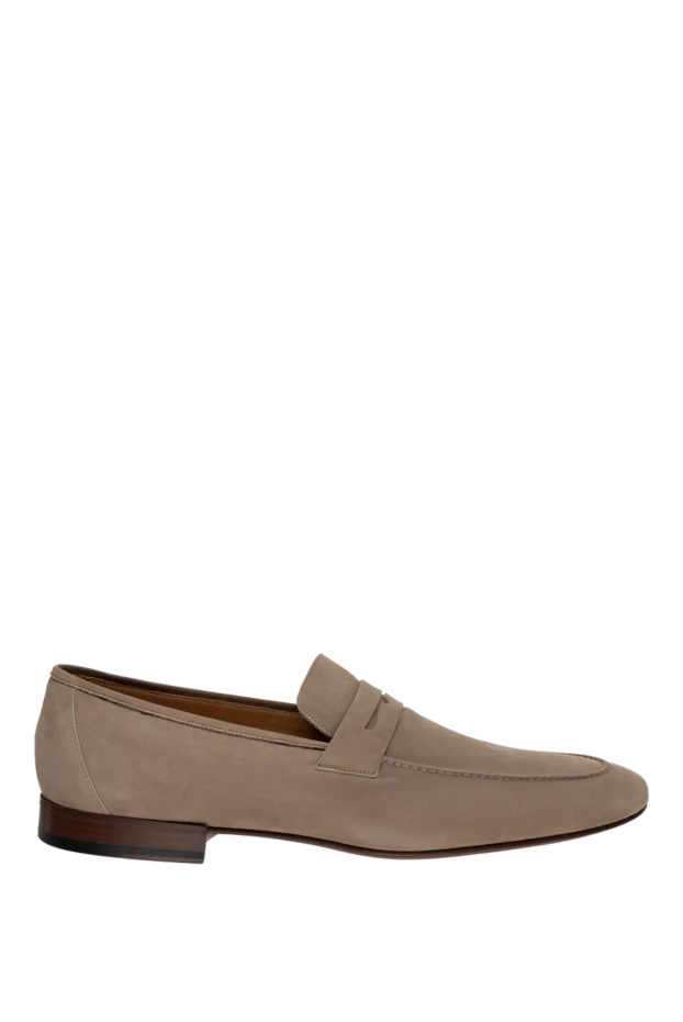 Loro Piana man beige nubuck loafers for men купить с ценами и фото 140937 - photo 1