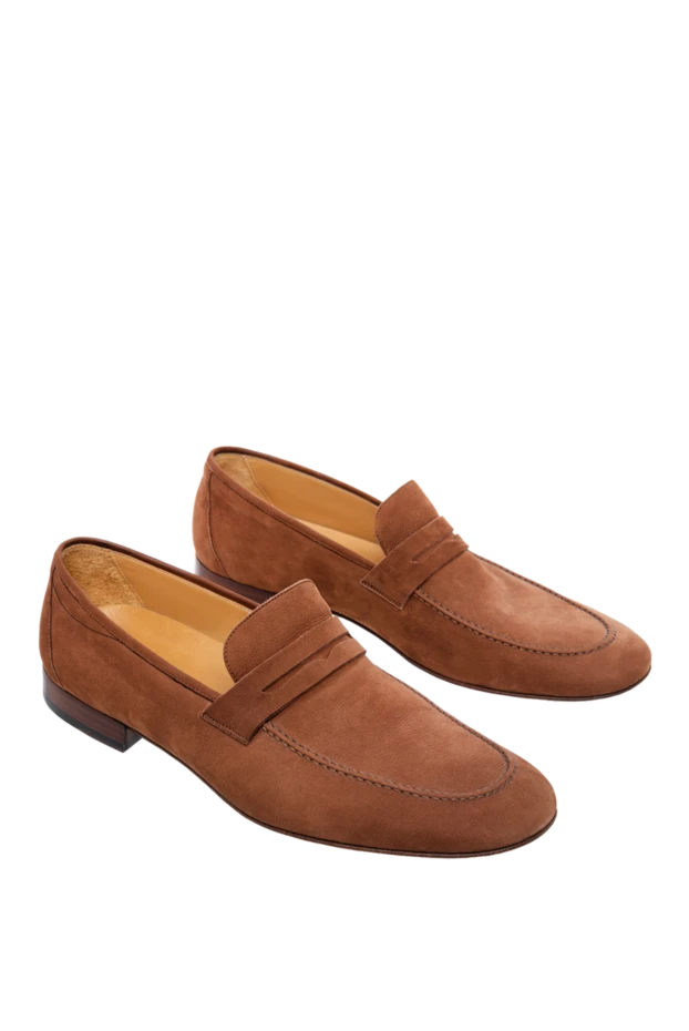 Loro Piana man brown nubuck loafers for men купить с ценами и фото 140938 - photo 2