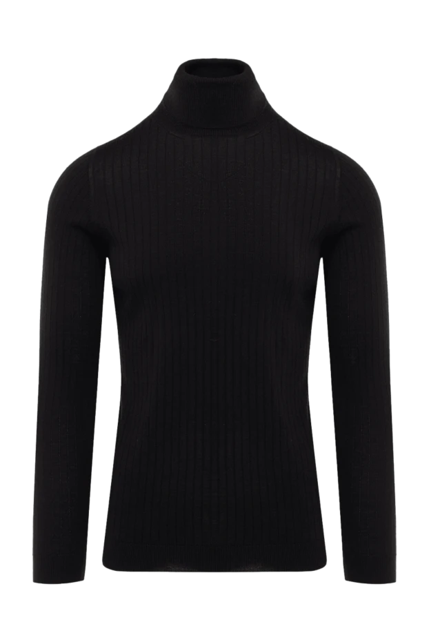 Bilancioni man cashmere and silk golf for men black купить с ценами и фото 141027 - photo 1